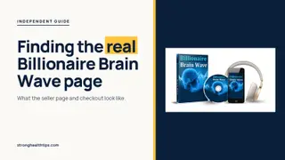 Billionaire Brain Wave official website guide: headline on cream beside the box, disc, phone and headphones mockup