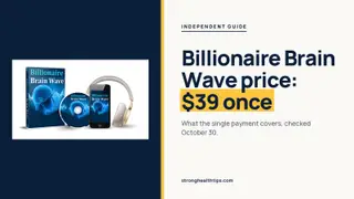 Billionaire Brain Wave price headline with one payment of $39 beside the box, disc, phone and headphones