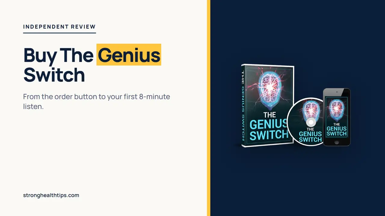 Buy The Genius Switch: a headline about the path from checkout to first listen