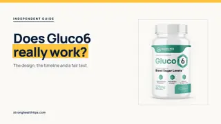 Does Gluco6 really work: headline beside the Gluco6 bottle on warm white with a hairline frame