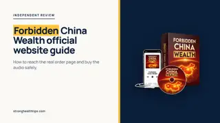 Forbidden China Wealth official website: seller's mockup on a navy panel