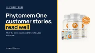 Phytomem One customer reviews: headline beside the three-bottle Phytomem One package photo on a navy panel