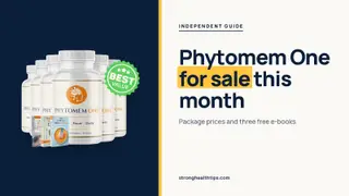 Phytomem One for sale: current offer headline beside the six-bottle Phytomem One package photo on a navy panel