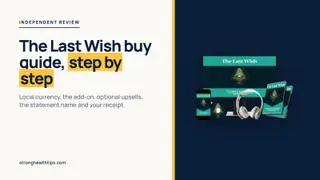 The Last Wish buy: seller's mockup of digital recordings on a navy panel