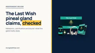 The Last Wish pineal gland: seller's mockup of digital recordings on a navy panel