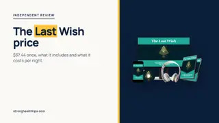 The Last Wish price: a headline about the $37.44 one-time price beside the seller's mockup of digital recordings