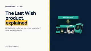 The Last Wish product: seller's mockup with a monitor, phone, headphones and disc cases