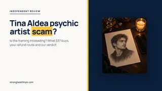 Tina Aldea psychic artist scam: pencil-style sketch of a fictional man's face on a candlelit wooden desk with a phone