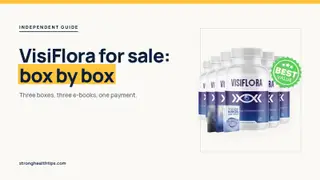 VisiFlora for sale: headline beside the three VisiFlora package options on a navy panel with a yellow edge