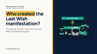 Who created The Last Wish manifestation: seller's mockup of digital recordings on a navy panel