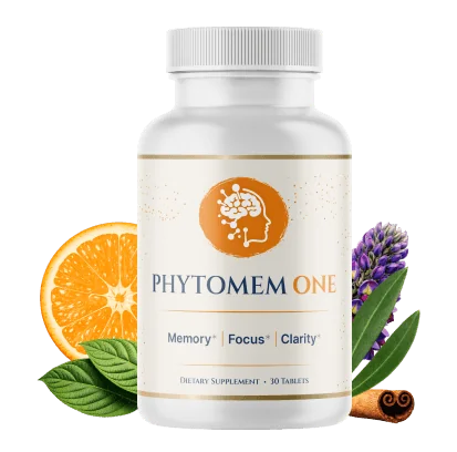 Phytomem One side effects calm guide: the Phytomem One bottle label with its caution line for pregnant or nursing readers