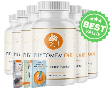 Phytomem One price: the six-bottle Phytomem One package marked Best value by the seller