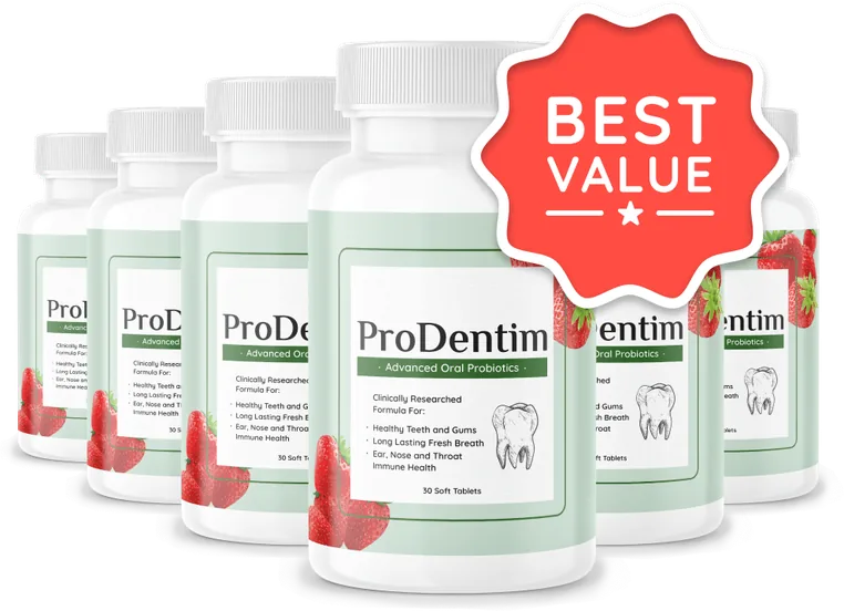ProDentim discount: the six-bottle ProDentim package that carries the biggest saving